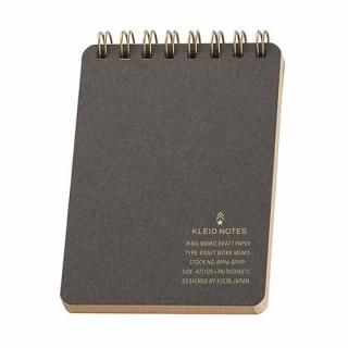 No.8996 Kraft work memo A7 Charcoal