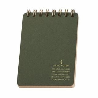 No.8998 Kraft work memo A7 Olive Drab