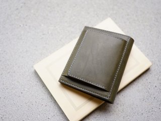 コンパクト二つ折り財布（小銭入れ外付き）【Aoi-out coin】の商品画像