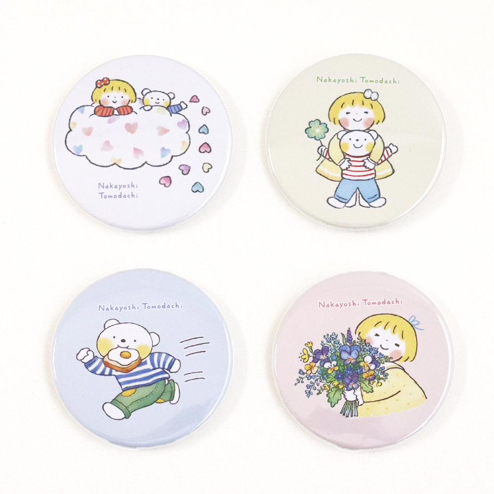 オリジナル缶マグネット｜大 - Nakayoshi Tomodachi
