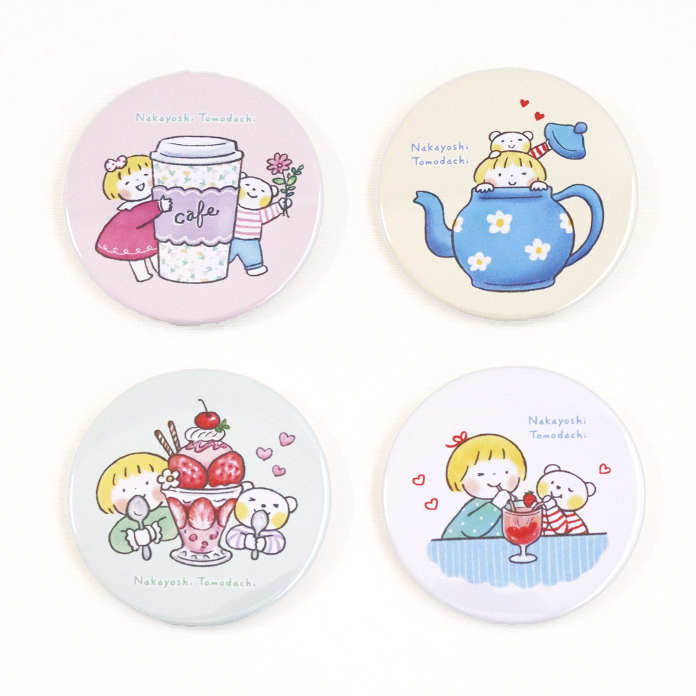 オリジナル缶マグネット｜大 - Nakayoshi Tomodachi