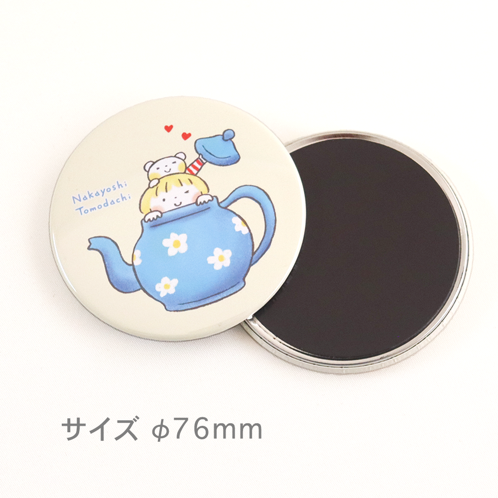 オリジナル缶マグネット｜大 - Nakayoshi Tomodachi