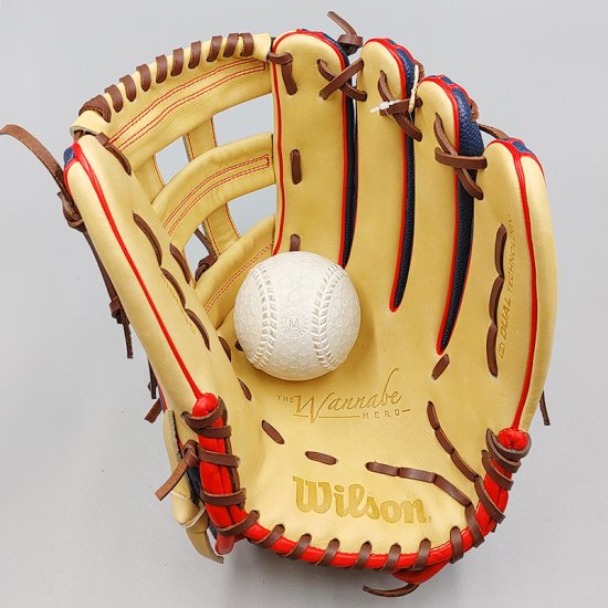 新品】 ウイルソン 軟式グローブ / 外野手用 (Wilson グラブ) 型付け