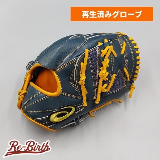 再生グローブ】アシックス 軟式グローブ / 投手用 型付け済 (asics グラブ)[KA127|管理コード:002-01] - 野球グローブ専門の通販サイト  Re-Birthオンライン