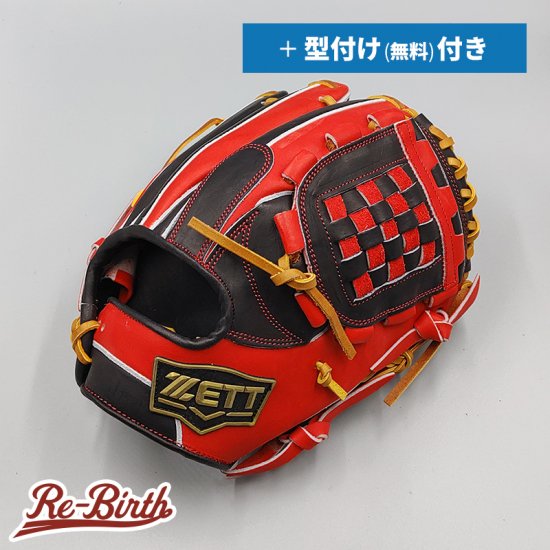 新品】 ゼット 軟式グローブ / 内野手用 (ZETT グラブ) 型付け無料付き[TW62|管理コード:001-02] - 野球グローブ専門の通販サイト  Re-Birthオンライン