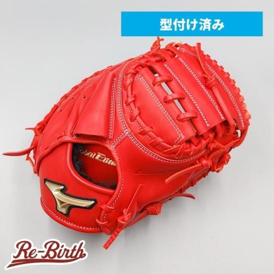 新古品】 ミズノ 少年軟式用 キャッチャーミット 型付け済み