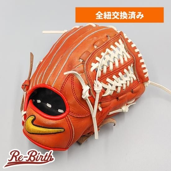 全紐交換済み】 ナイキ 軟式グローブ / 内野手用 型付け済み (nike 