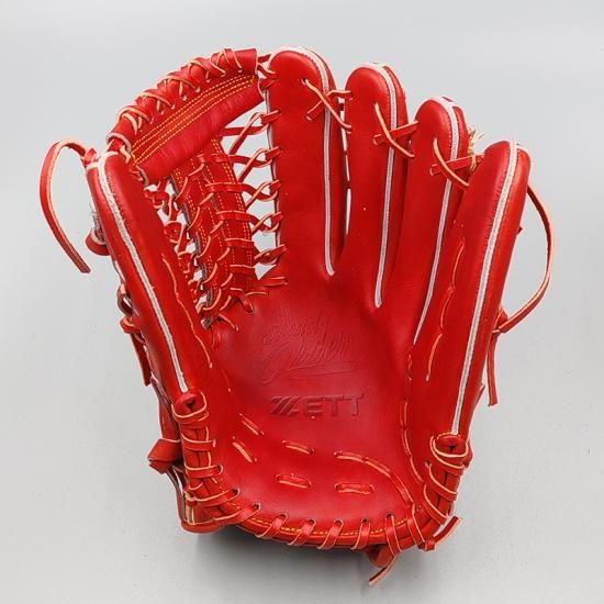 新品 (高校野球対応)】 ゼット 硬式グローブ / 外野手用 型付け済み