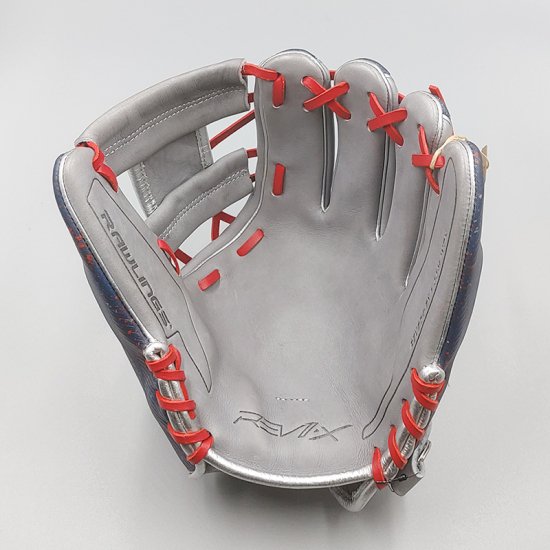 ブルー×レッド Rawlings 【新品】 ローリングス 硬式グローブ / 内野手