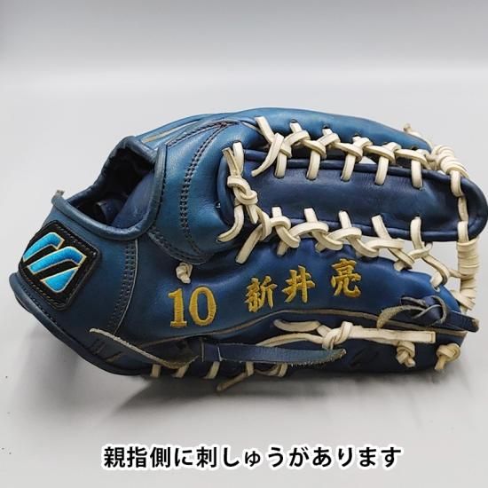 クリーニング済み 】 ミズノ 軟式グローブ / 外野手用 型付け済み