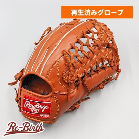 クリーニング済み (高校野球対応)】 ローリングス 硬式グローブ / 外 