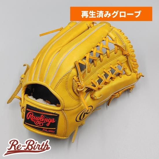 クリーニング済み (高校野球対応)】 ローリングス 硬式グローブ / 外 