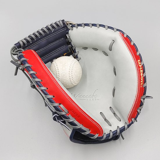 新品】 ウイルソン 軟式用 キャッチャーミット 無料型付け (Wilson