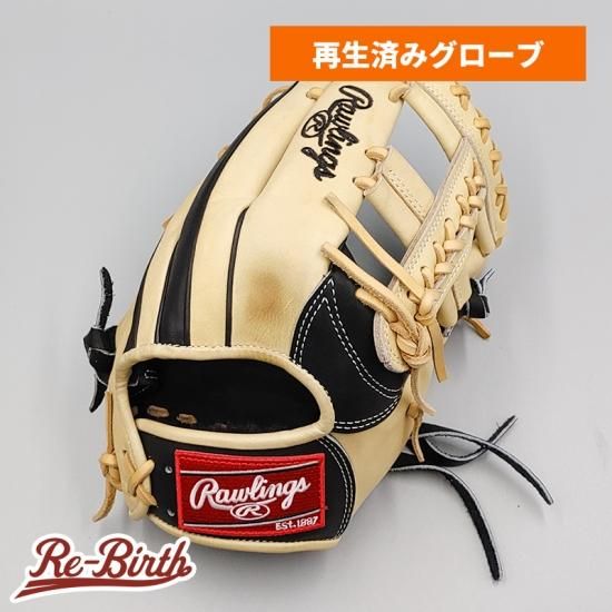 クリーニング済み 】 ローリングス 軟式グローブ / 内野手用 型付け 