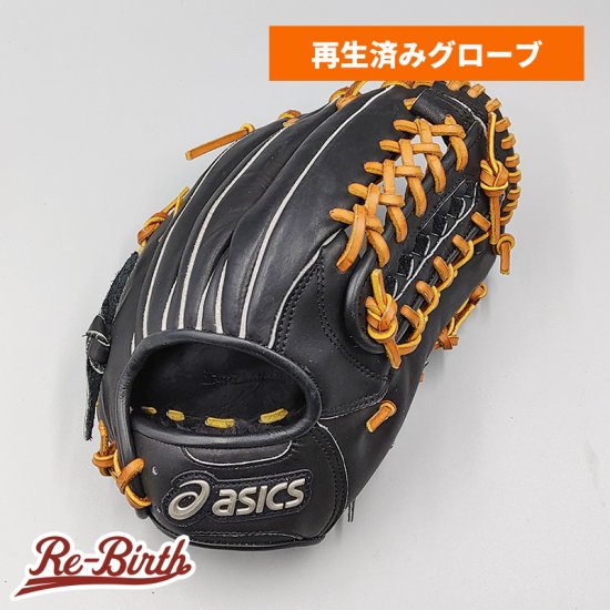 クリーニング済み】 アシックス 軟式グローブ / 内野手用 型付け済み