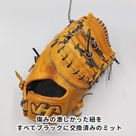 全紐交換済み (高校野球対応)】 ハタケヤマ 硬式用 ファーストミット 