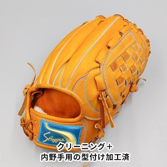 【クリーニング済み (高校野球対応)】 スラッガー 硬式グローブ / 内野手用 型付け済み (slugger グラブ)[WE774] -  野球グローブ専門の通販サイト Re-Birthオンライン