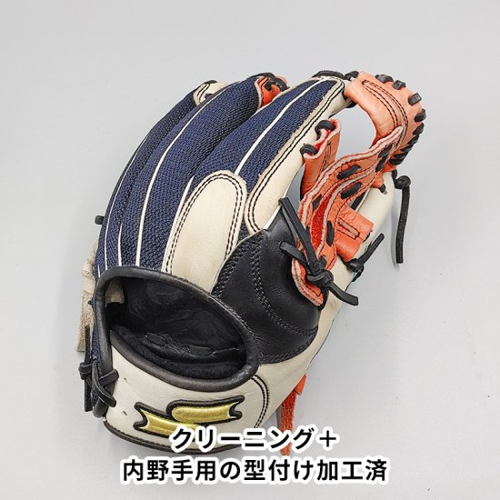 クリーニング済み 】 SSK 軟式グローブ / 内野手用 型付け済み 