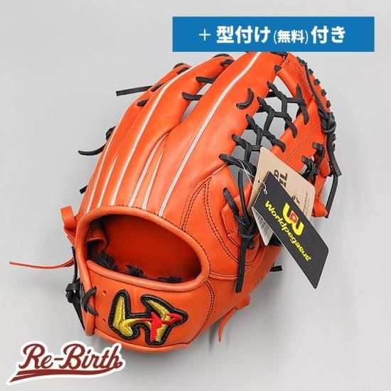 新古品】 ワールドペガサス 軟式グローブ / 外野手用 型付け済み