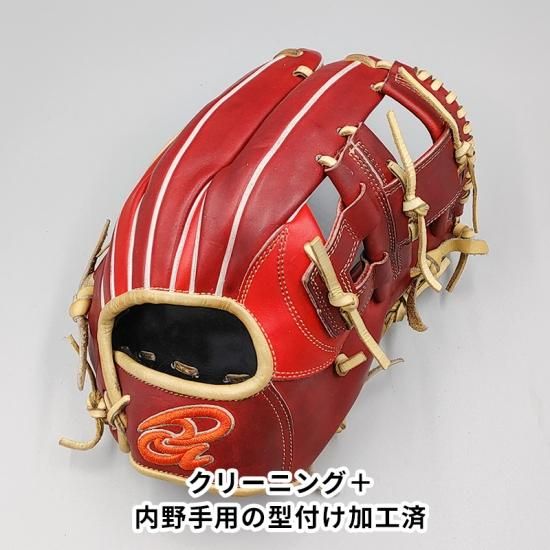 クリーニング済み 】 ドナイヤ 軟式グローブ / 内野手用 型付け済み 