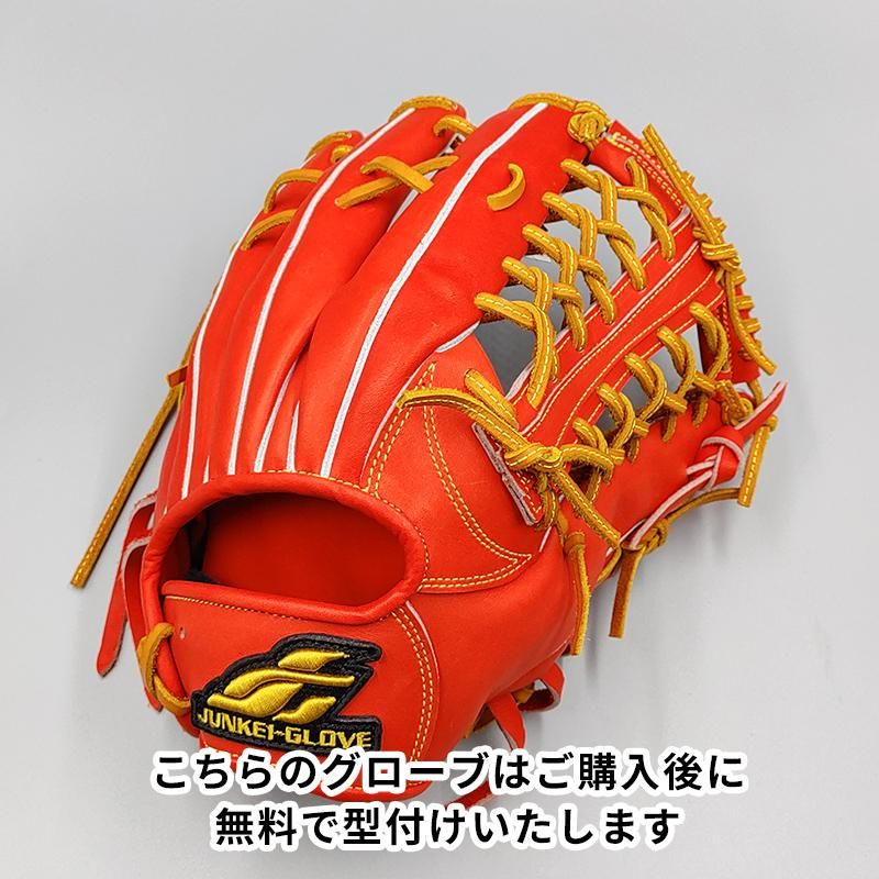 ジュンケイ　松坂モデル　 GLOVE 硬式グローブ 黒/赤 ジュンケイ 松坂モデル GLOVE 硬式グローブ 黒/赤 - メルカリ