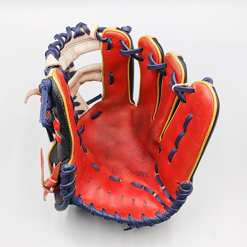 デザインリメイク済み】 ウイルソン 軟式グローブ / 内野手用 型付け済み (Wilson グラブ)[WE797] - 野球グローブ専門の通販サイト  Re-Birthオンライン