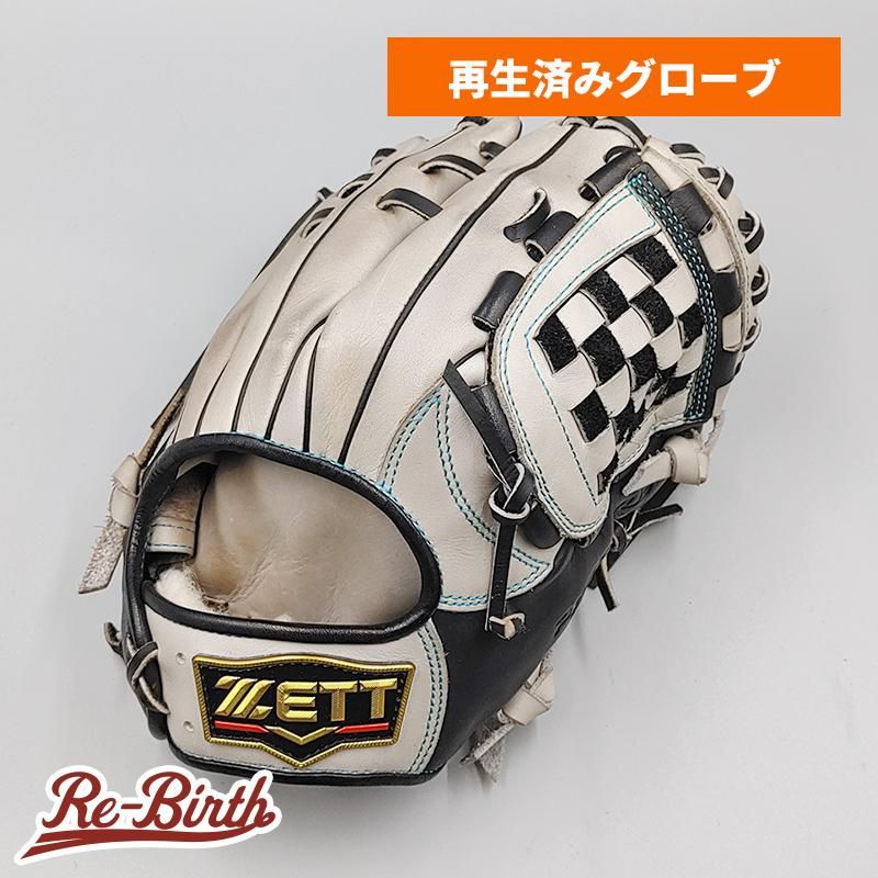 クリーニング済み 】 ゼット 軟式グローブ / 内野手用 型付け済み 