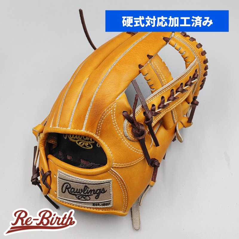 硬式対応アップグレード済 (高校野球対応)】 ローリングス 硬式グローブ / 内野手用 型付け済み (Rawlings グラブ) [KA378] -  野球グローブ専門の通販サイト Re-Birthオンライン