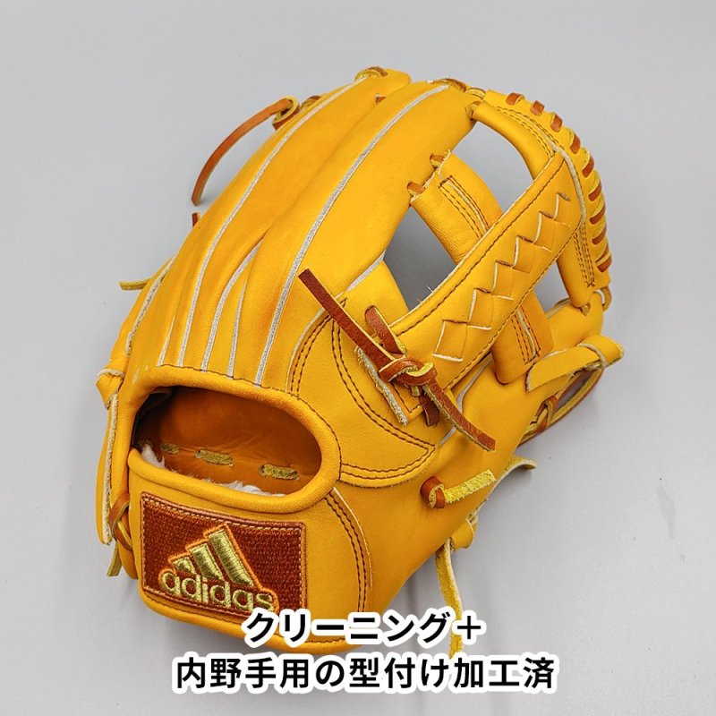 クリーニング済み 】 アディダス 軟式グローブ / 内野手用 型付け済み (adidas グラブ)[WE965] - 野球グローブ専門の通販サイト  Re-Birthオンライン