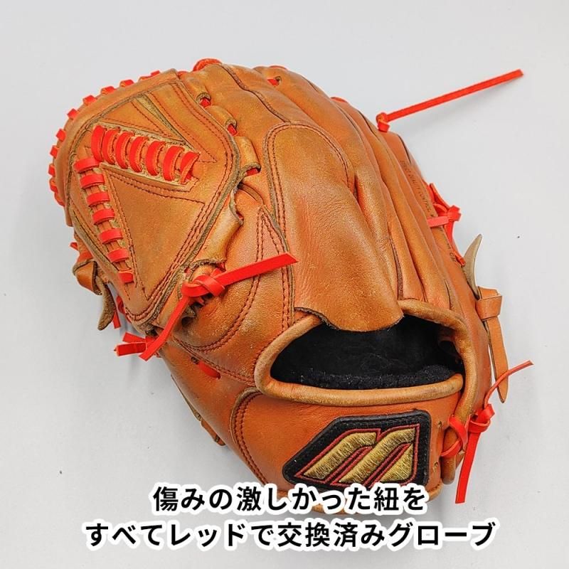 全紐交換済み (高校野球対応)】 ミズノ 硬式グローブ / 投手用