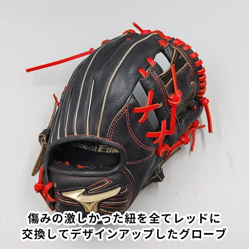 全紐交換済み】 ミズノ 少年軟式グローブ / 内野手用 型付け済み