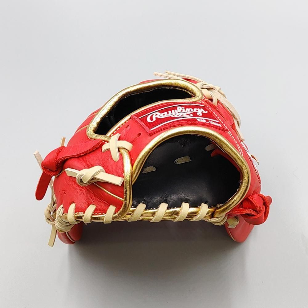 Rawlings 軟式グローブ 赤 ローリングス グローブ 大人 一般 軟式 HOH PRO EXCEL 内野手用