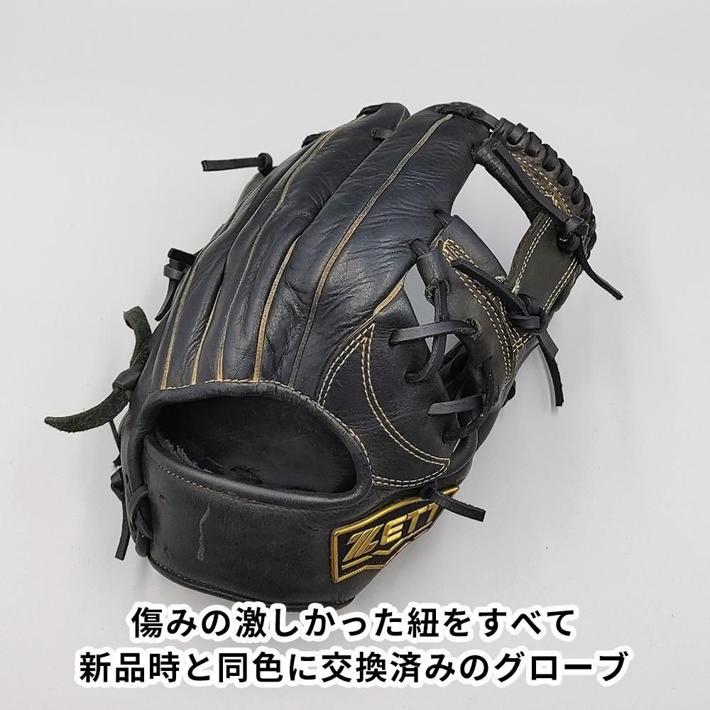 ZETT 硬式グローブ 黒 MADE IN JAPAN ZETT 硬式グローブ 黒 MADE IN JAPAN ZETT 硬式グローブ 黒 MADE