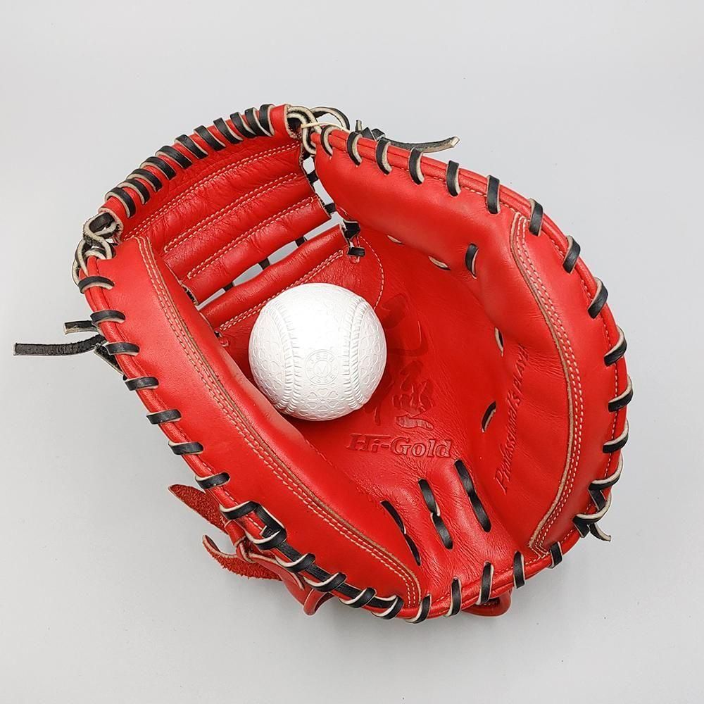 本日限定定価税込16500円！ハイゴールド 少年軟式キャッチャーミット新品未使用 クリーニング済み 】 ハイゴールド 軟式用 キャッチャーミット