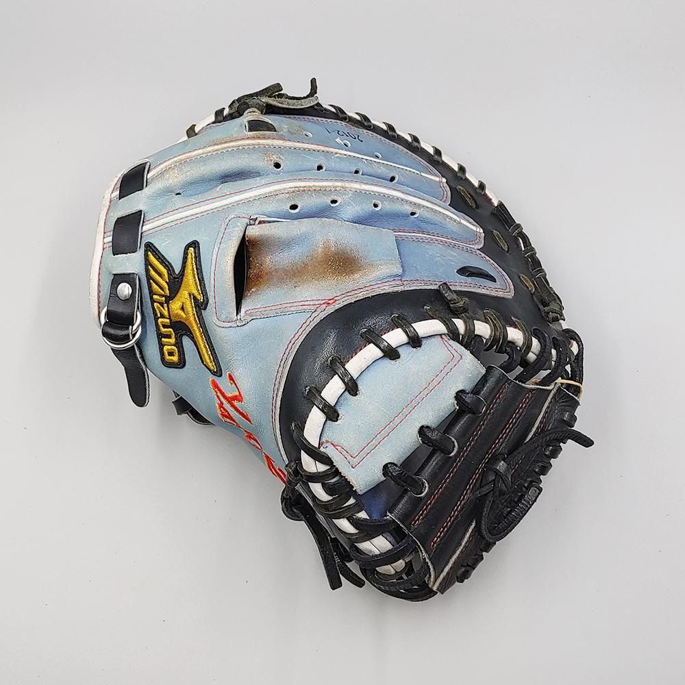 ミズノプロ　硬式キャッチャーミット ぐりのーら クリーニング済み 】 ミズノ 硬式用 キャッチャーミット 型付け