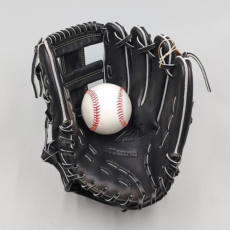 新古品 (高校野球対応)】 ミズノ 軟式グローブ / 内野手用 無料型付け