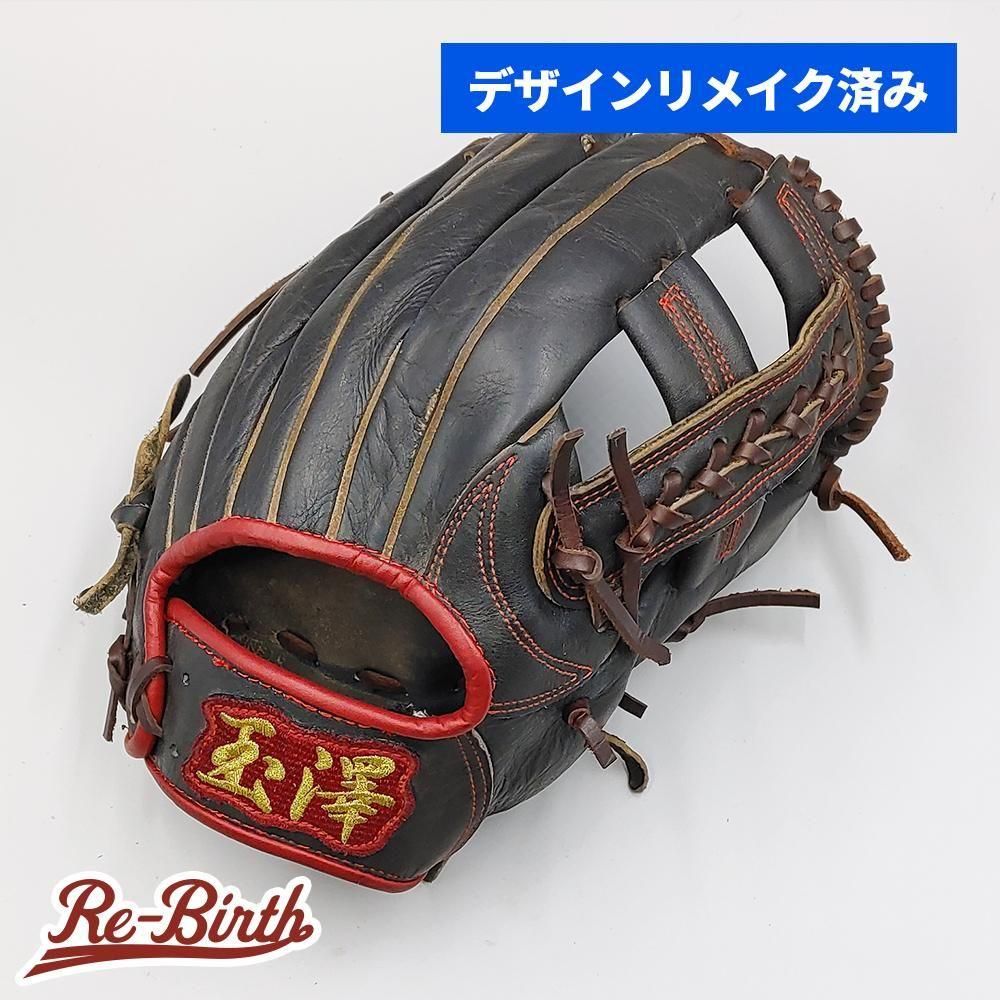 玉澤　軟式グローブ デザインリメイク済み】 玉澤 軟式グローブ / 内野手用 型付け済み