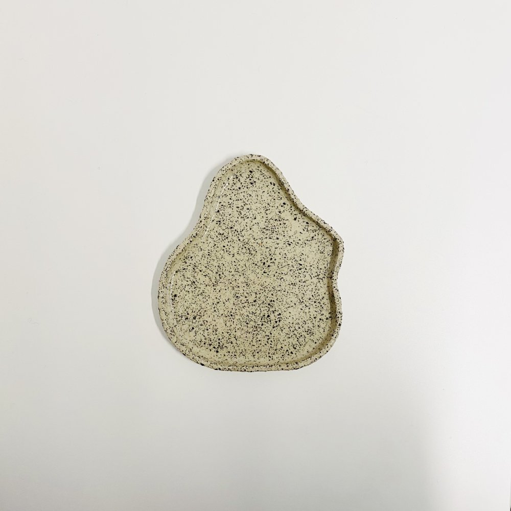 Puddle Plates : Stracciatella Clay/Sheer Glaze -medium