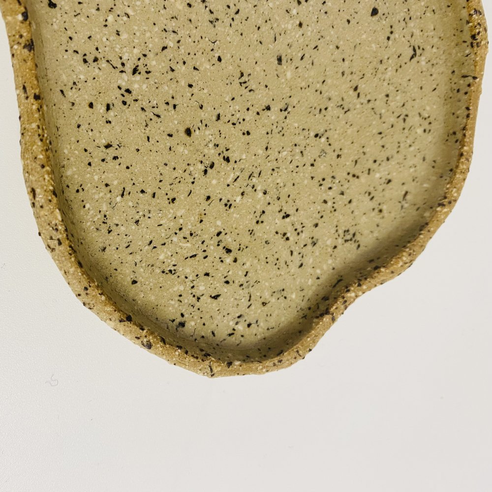 Puddle Plates : Cork Clay/Sheer Glaze -small