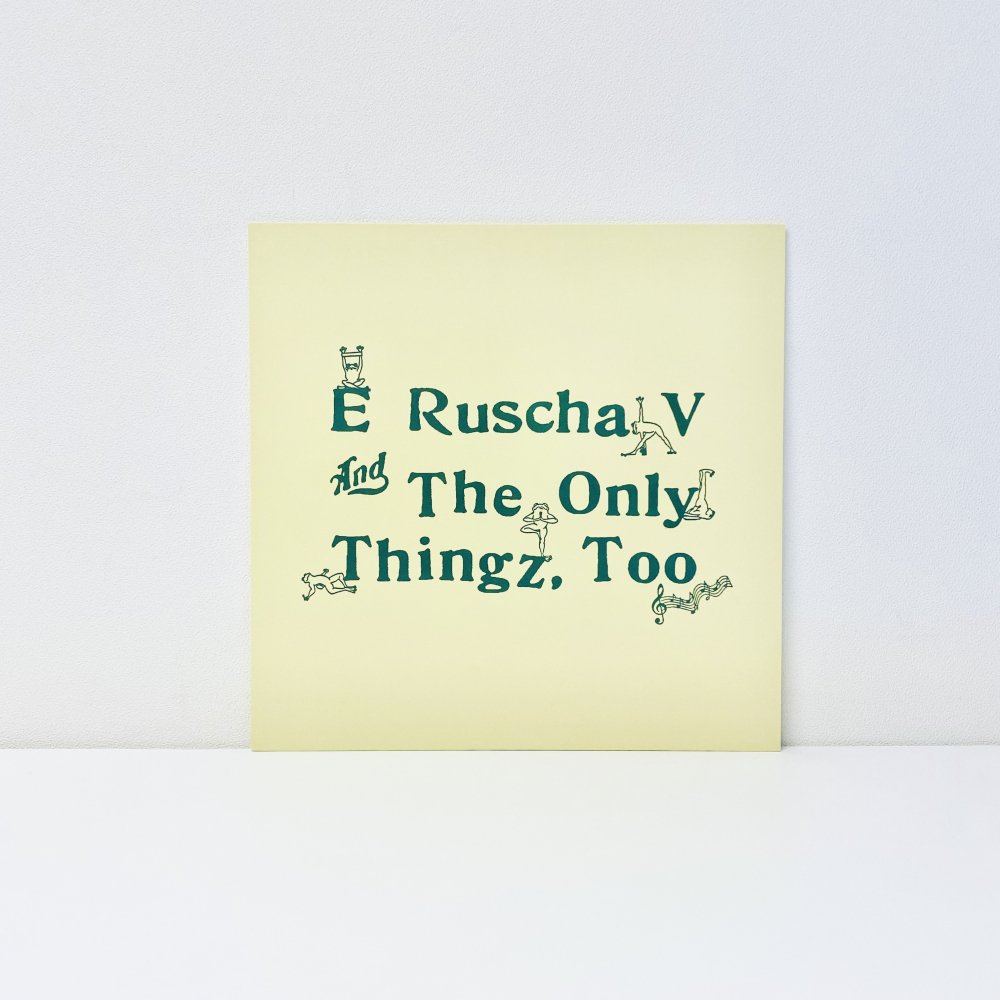 E Ruscha V & The Only Thingz, Too [vinyl]
