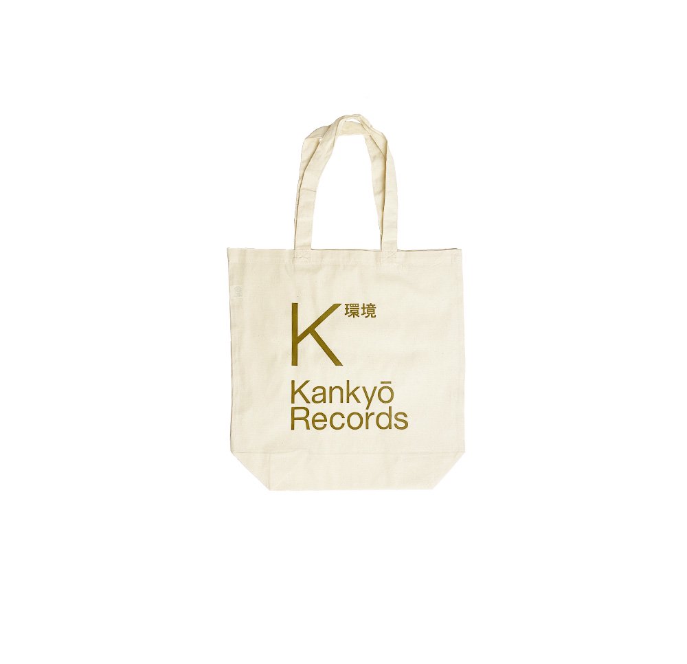 Kankyō Records Logo Tote natural & gold