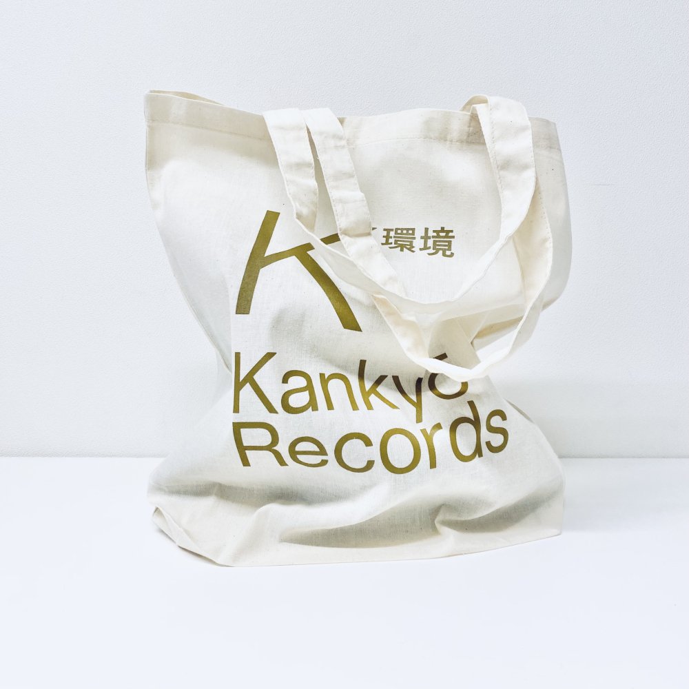 Kankyō Records Logo Tote natural & gold