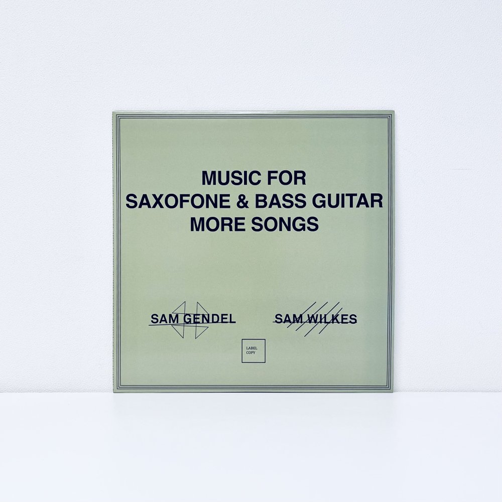 Music for Saxofone and Bass Guitar More Songs [vinyl]