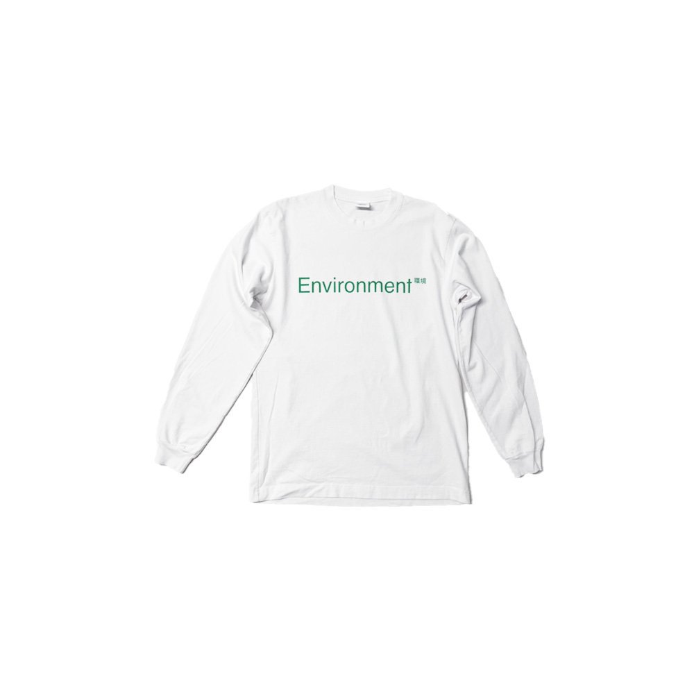 Enviroment Long Tee [White + Green]