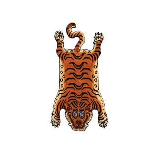 DETAIL ǥơ / Tibetan Tiger Rug "DTTR-01 / Small" ٥饰 S