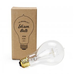 DETAIL ǥơ / Edison Bulb "A-Shape (L) / 40W / E26" Х
