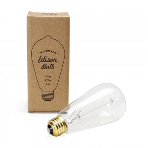 DETAIL ǥơ / Edison Bulb "Signature (L) / 40W / E26" Х