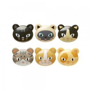 KIKKERLAND å / Cat Bag Clips set of 6 åץå