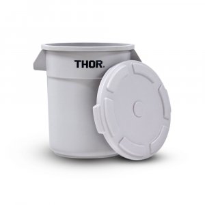 ڿǥTRUST ȥ饹 / Thor Round Container With Lid DC "12L / Light gray" 饦ɥƥ