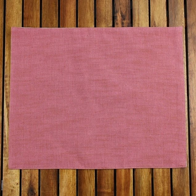 会津もめん ランチョンマット(横35�×縦27�)  ピンク